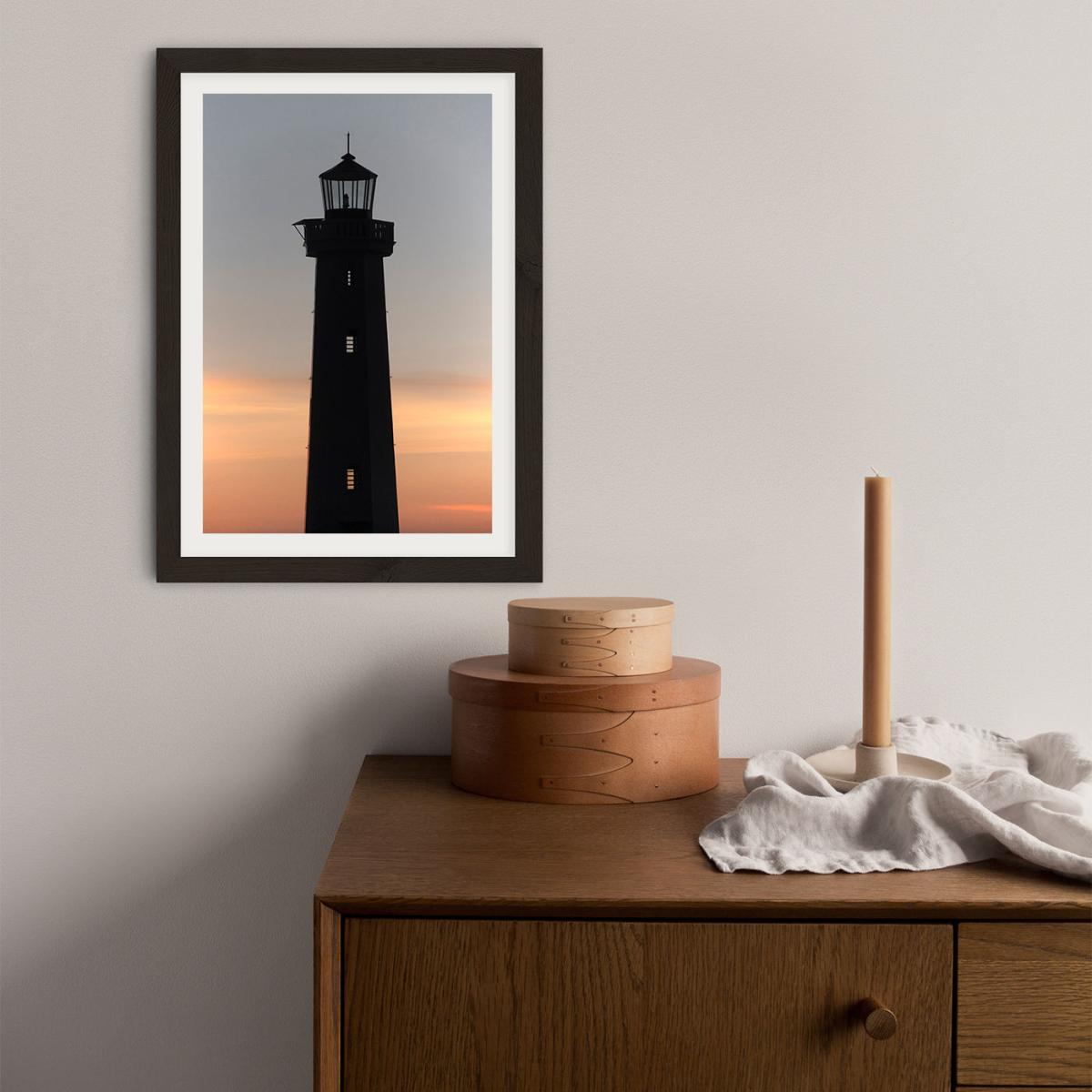 The Perfect Ocean View From The Lighthouse Art Print Black Frame – image 5
