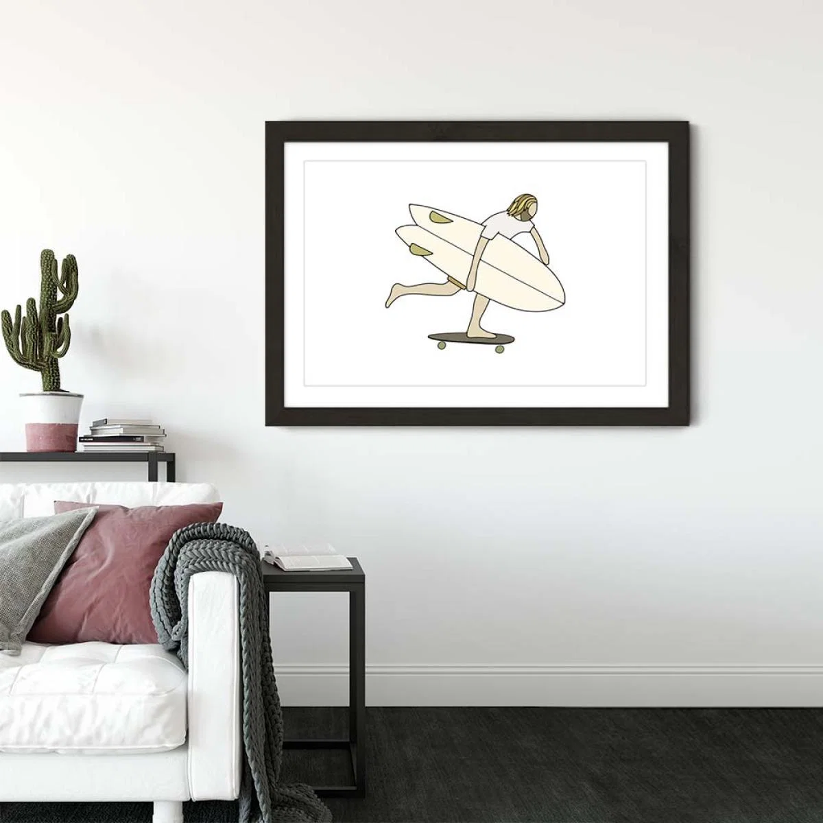 Get Going Art Print Black Frame – image 2