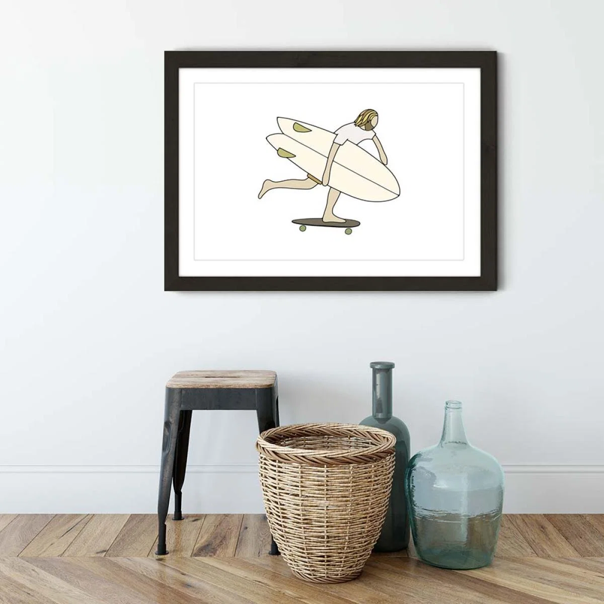 Get Going Art Print Black Frame – image 3