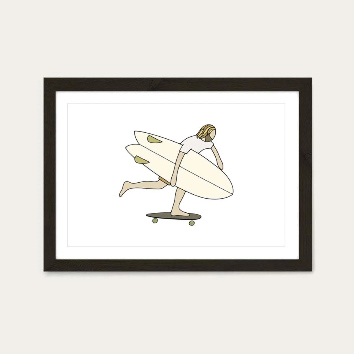 Get Going Art Print Black Frame – image 1