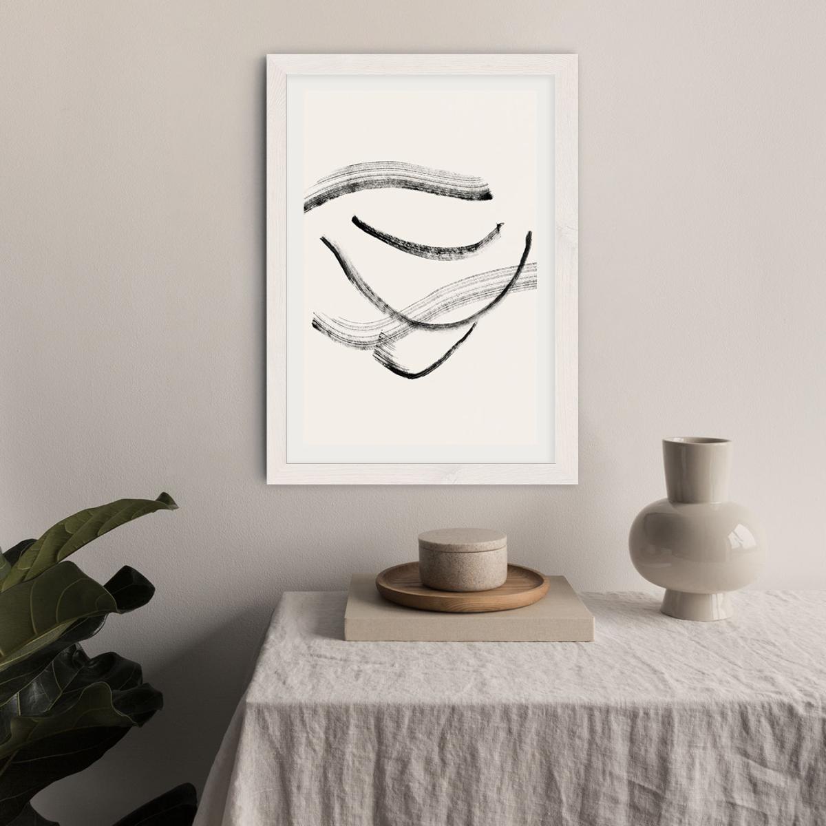 Currents 2 Art Print White Frame – image 2