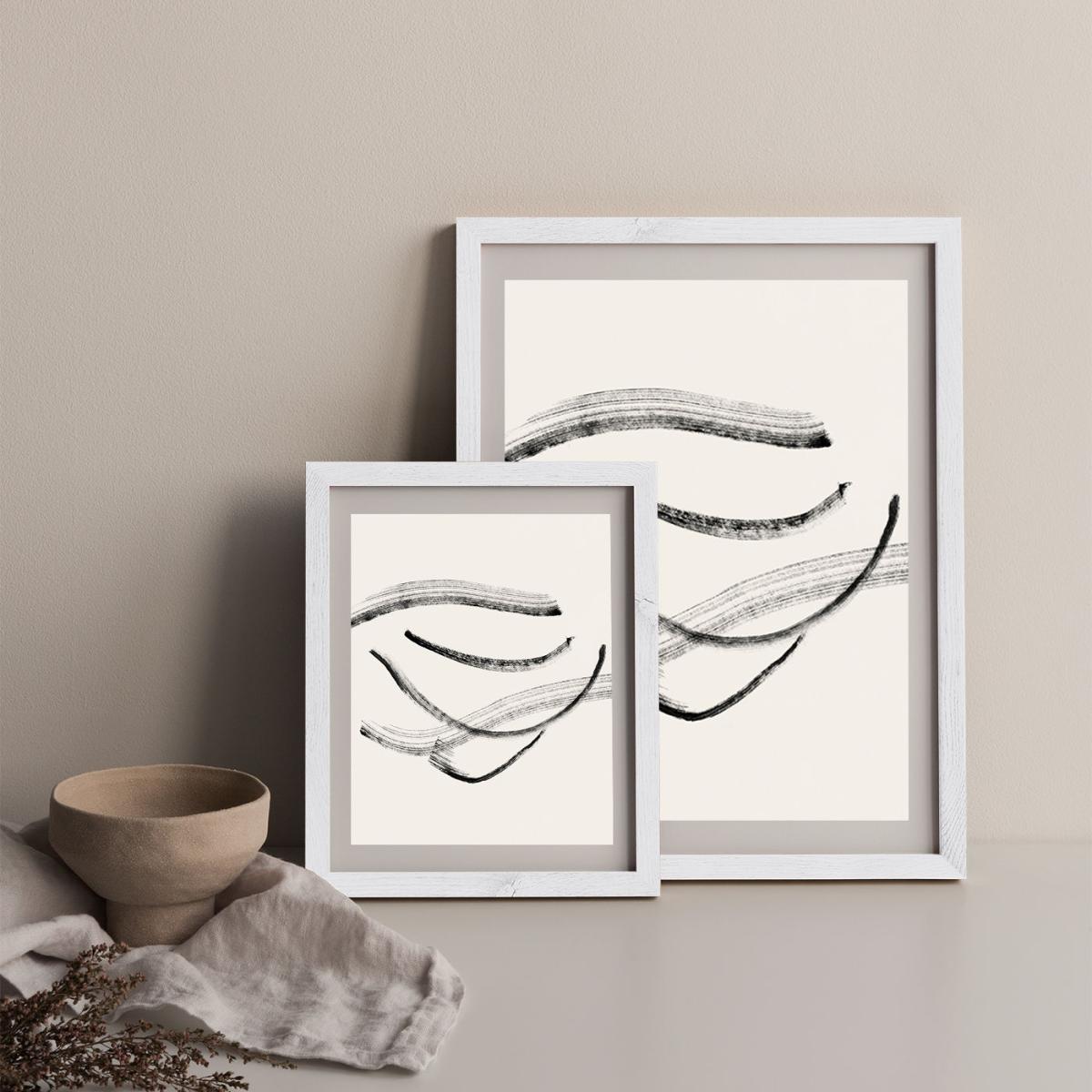 Currents 2 Art Print White Frame – image 11