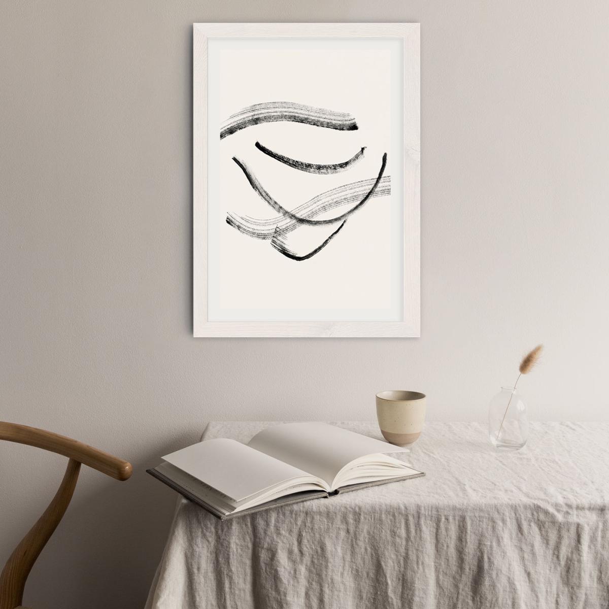 Currents 2 Art Print White Frame – image 4