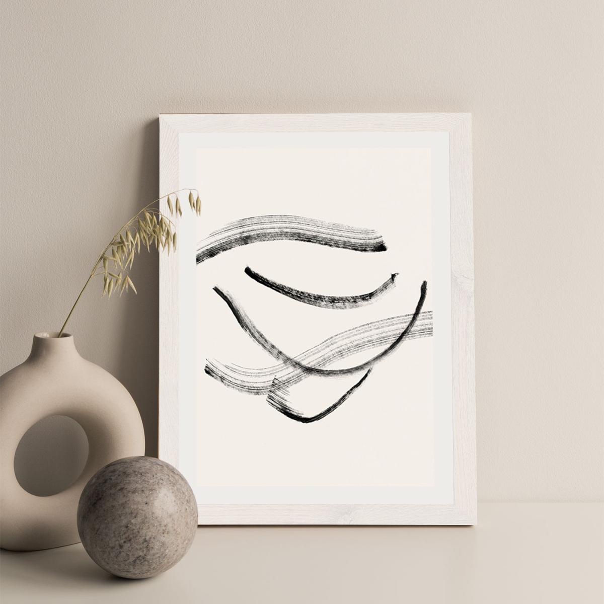 Currents 2 Art Print White Frame – image 6