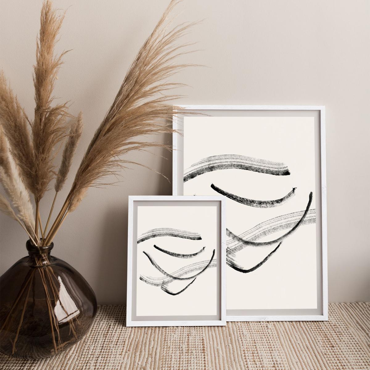Currents 2 Art Print White Frame – image 7