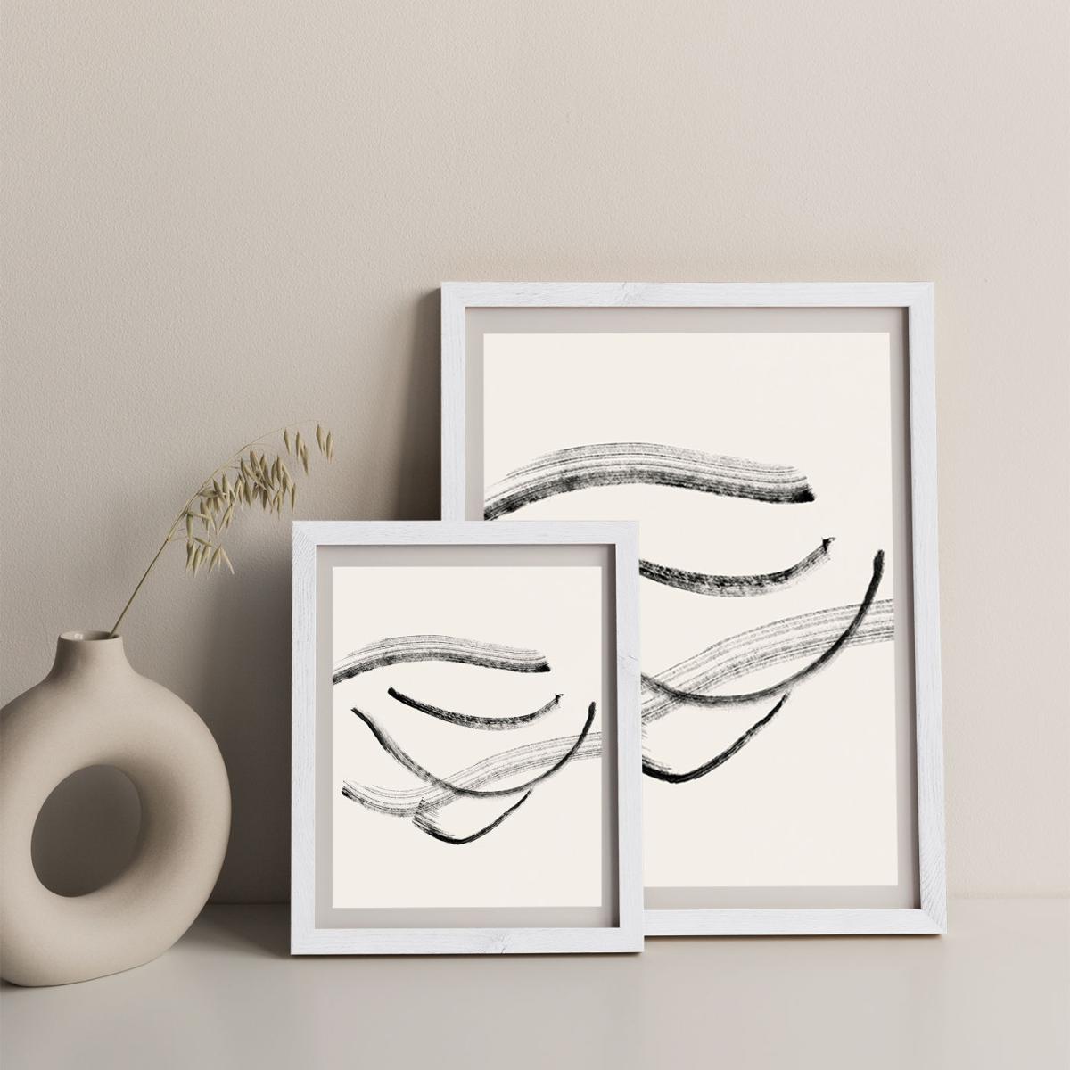 Currents 2 Art Print White Frame – image 8