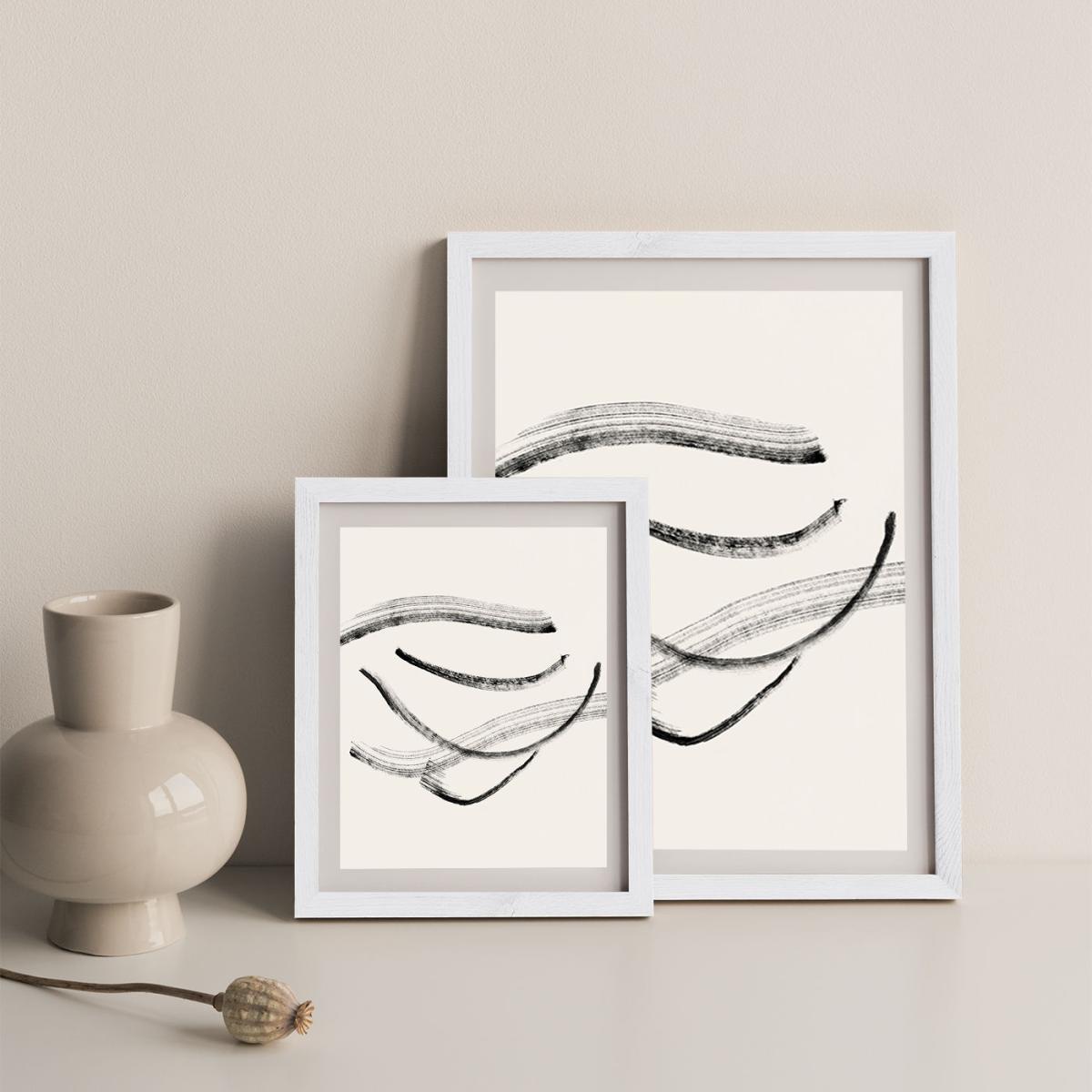 Currents 2 Art Print White Frame – image 10