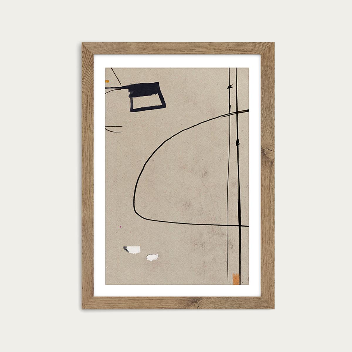 Regenerate Art Print Oak Frame – image 1