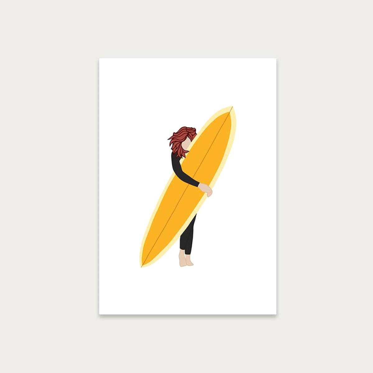 Golden Art Print Unframed