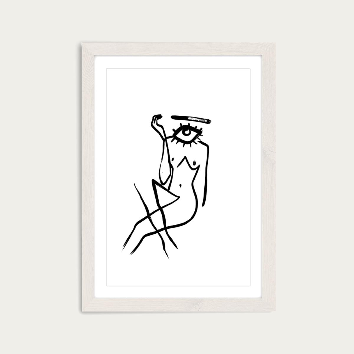Noticed Art Print White Frame – image 1