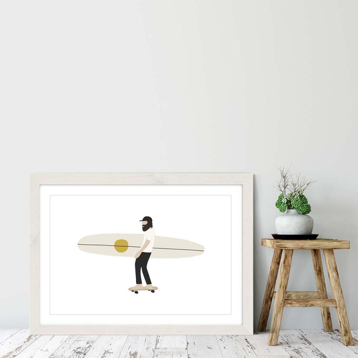 Keen Art Print White Frame – image 6
