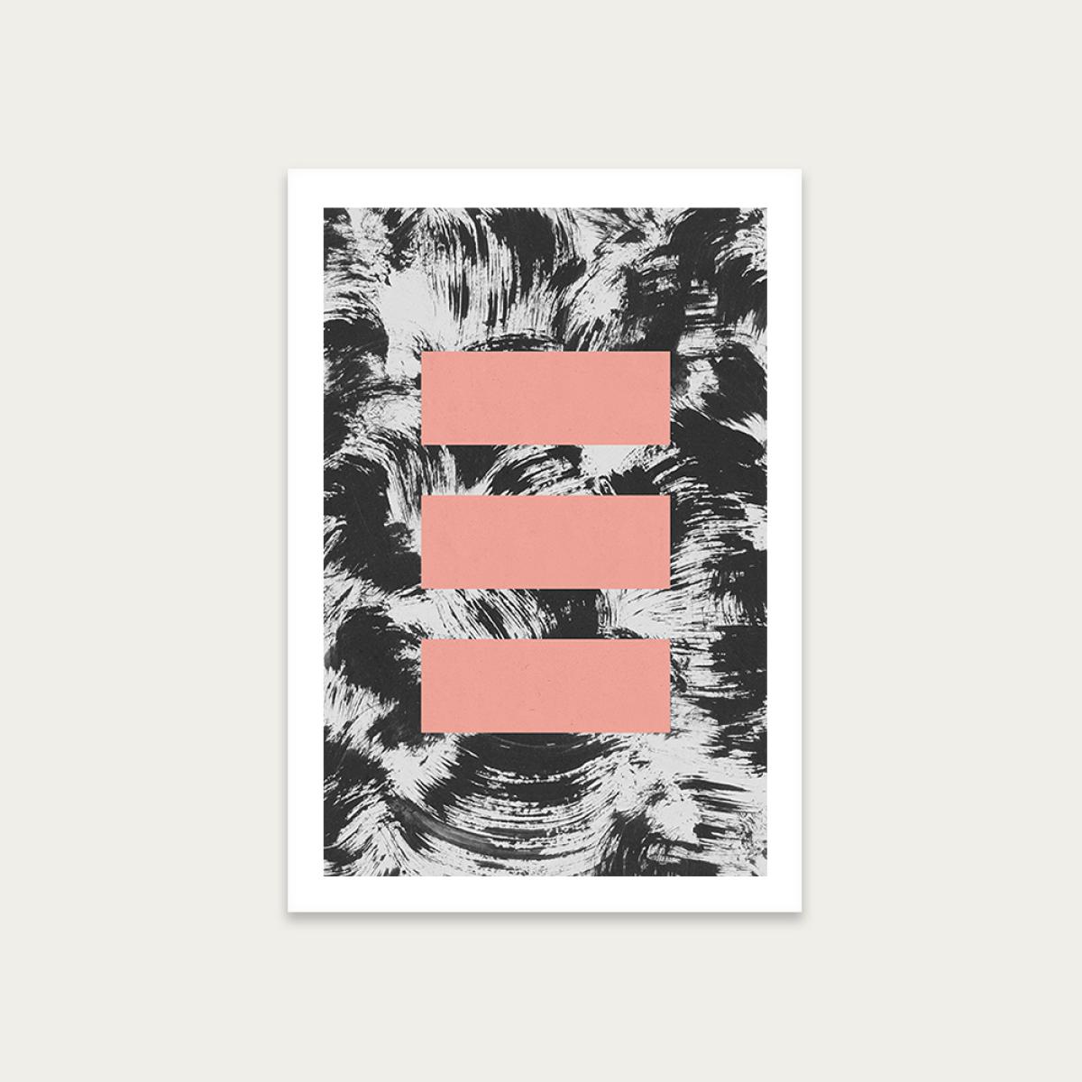 Blocks No. 1 Art Print Unframed