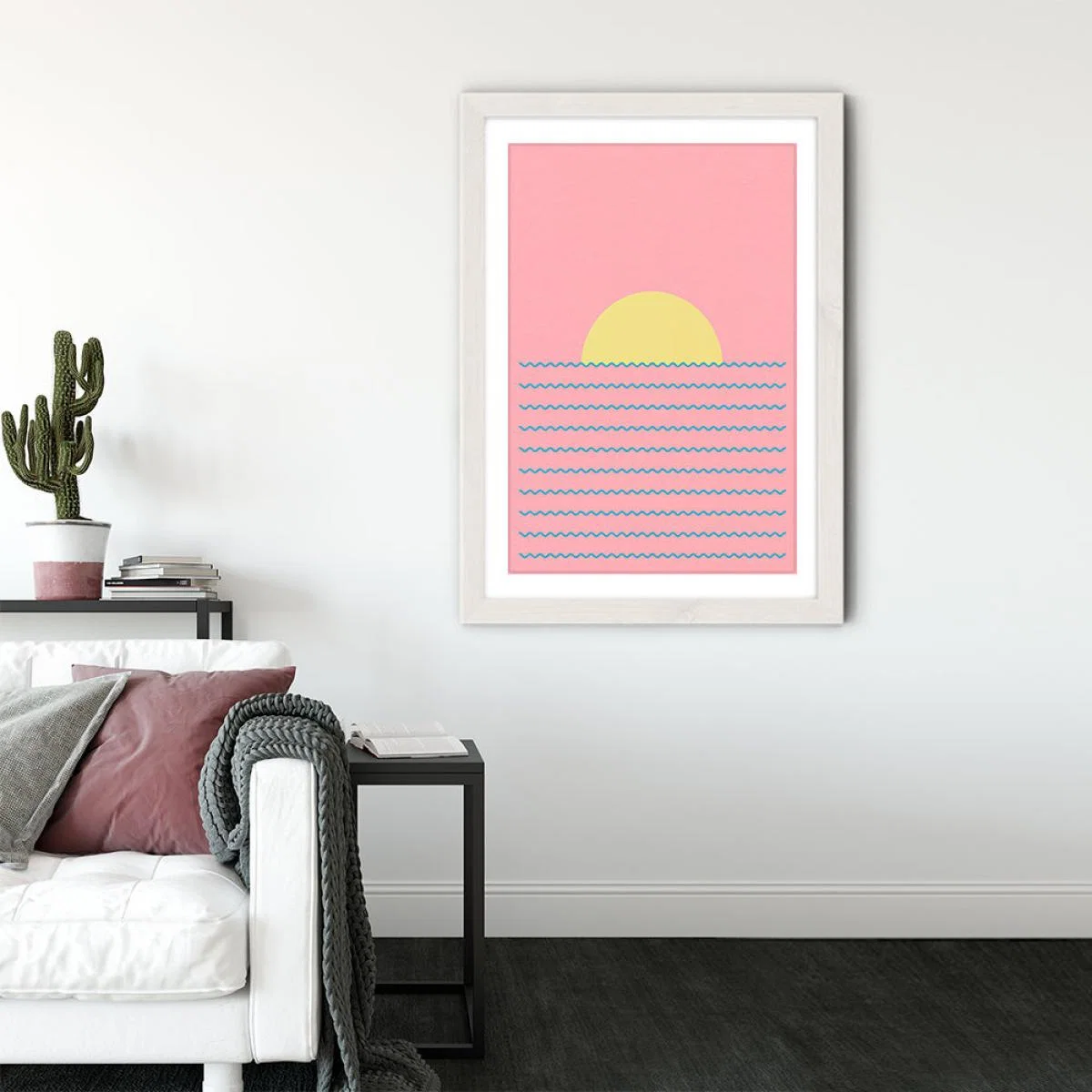 Every Day The Sun Rises Art Print White Frame – image 2