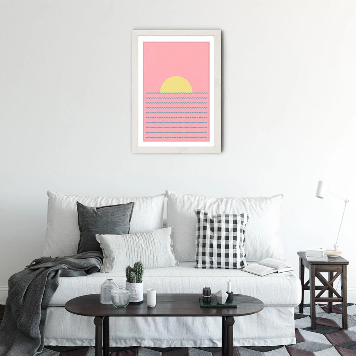 Every Day The Sun Rises Art Print White Frame – image 3