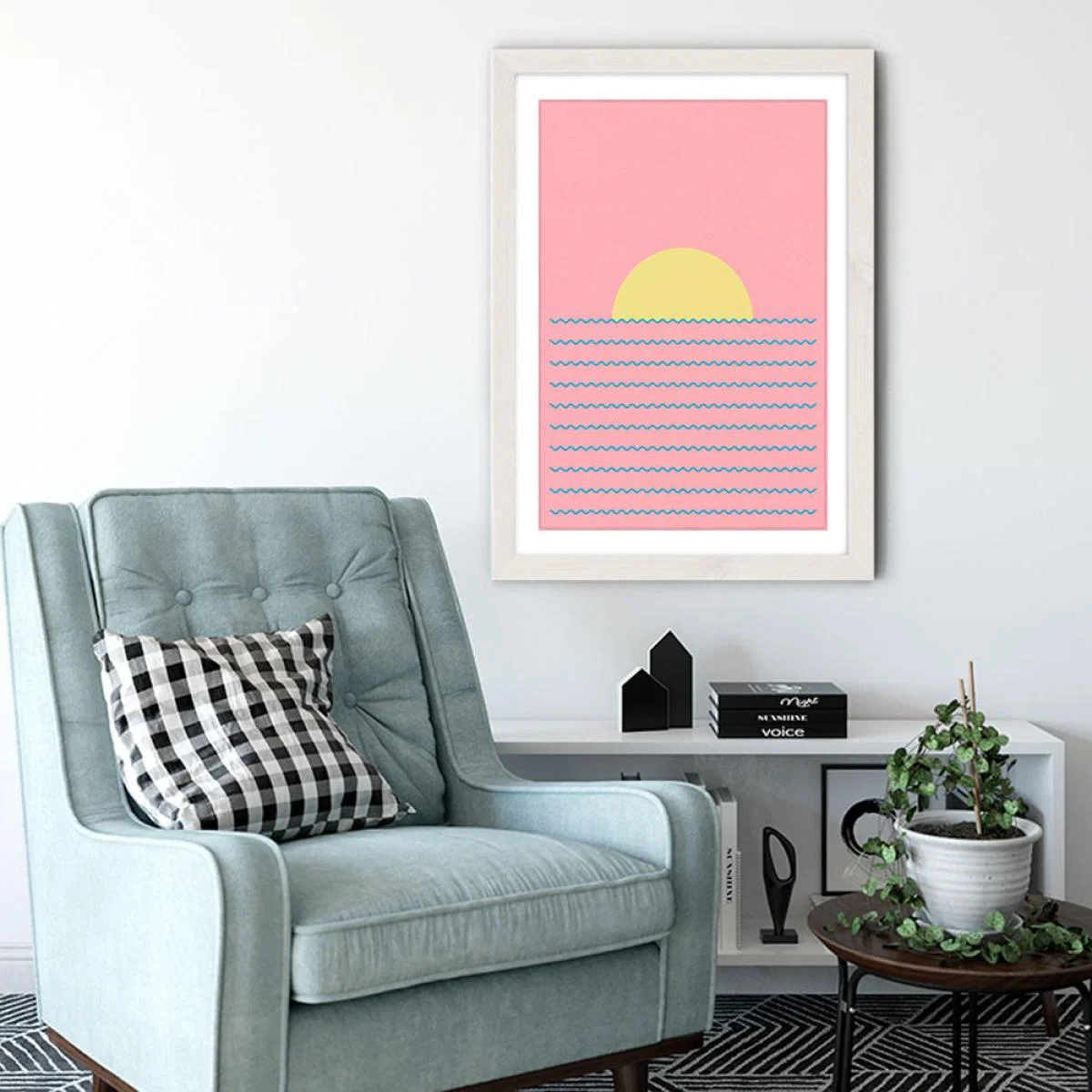 Every Day The Sun Rises Art Print White Frame – image 4