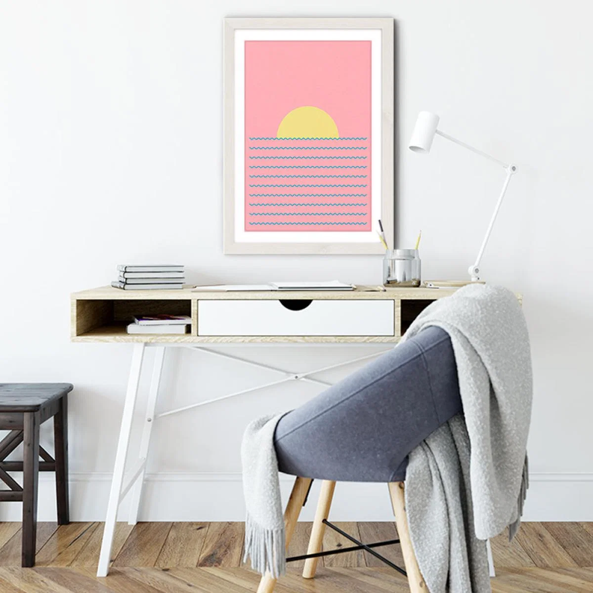 Every Day The Sun Rises Art Print White Frame – image 5