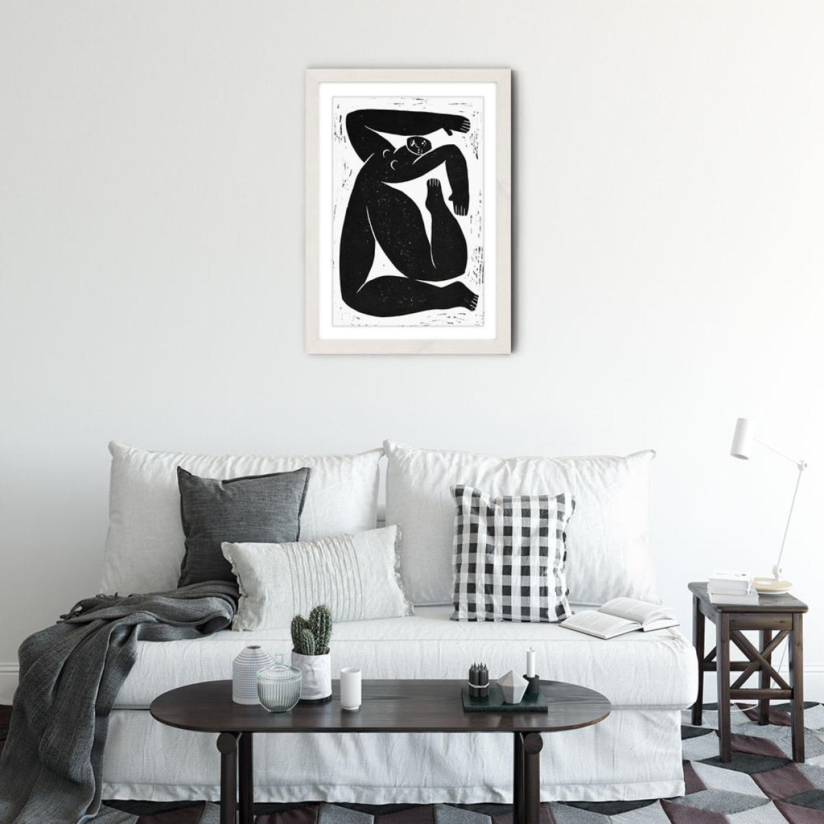 Choregraphic Character I Art Print White Frame – image 2