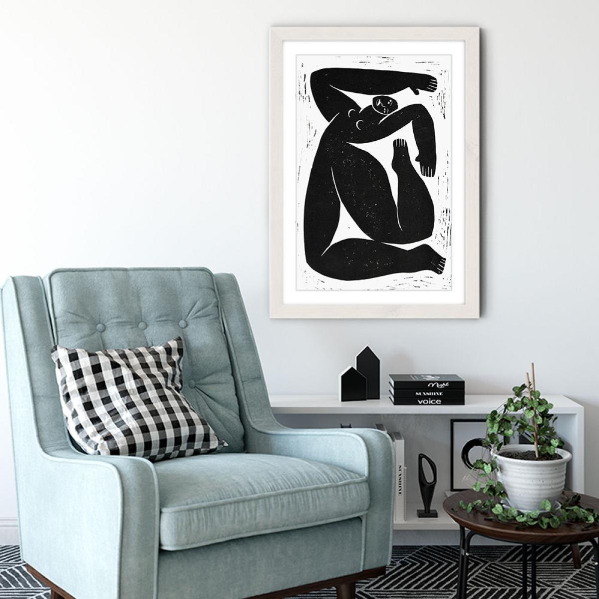 Choregraphic Character I Art Print White Frame – image 3