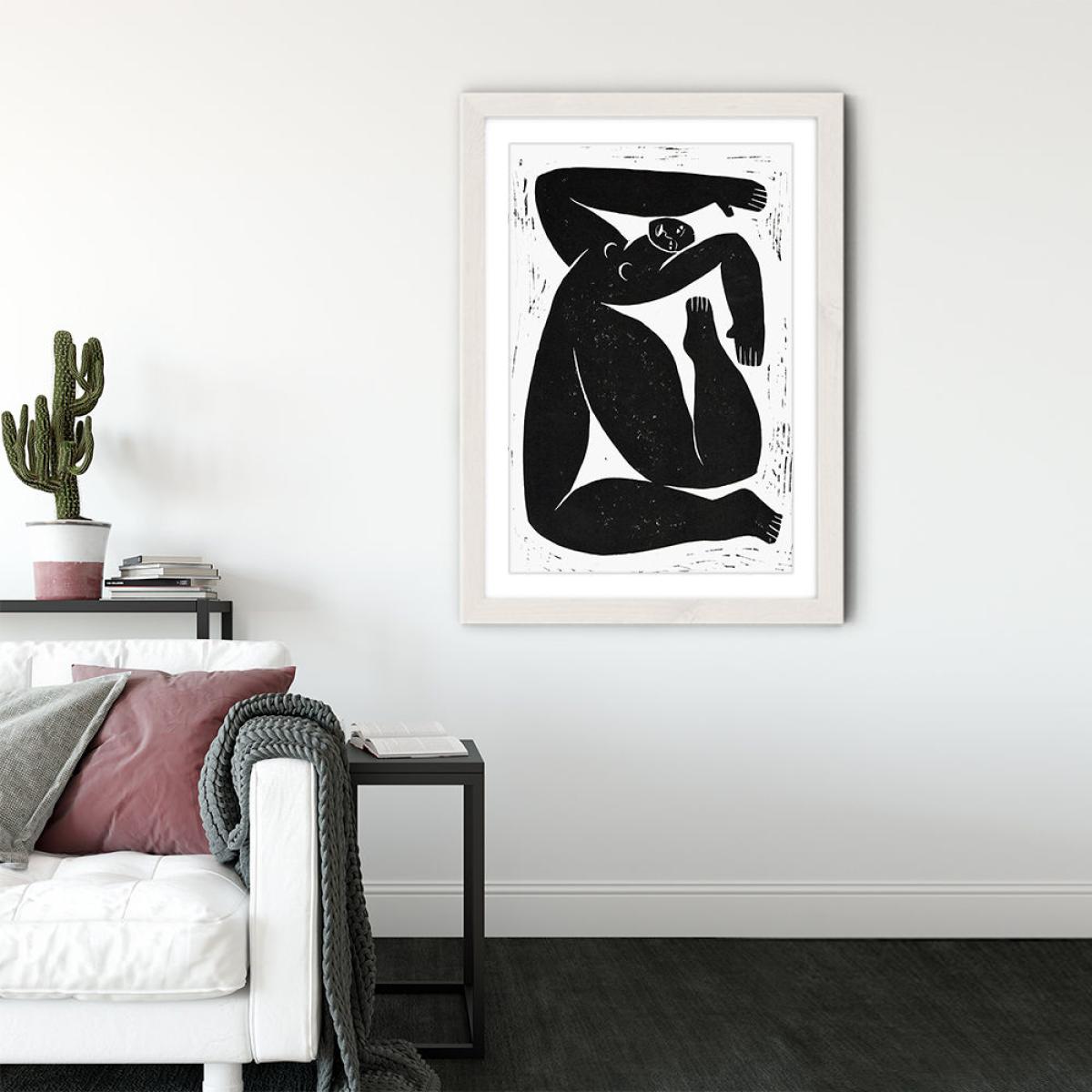 Choregraphic Character I Art Print White Frame – image 4