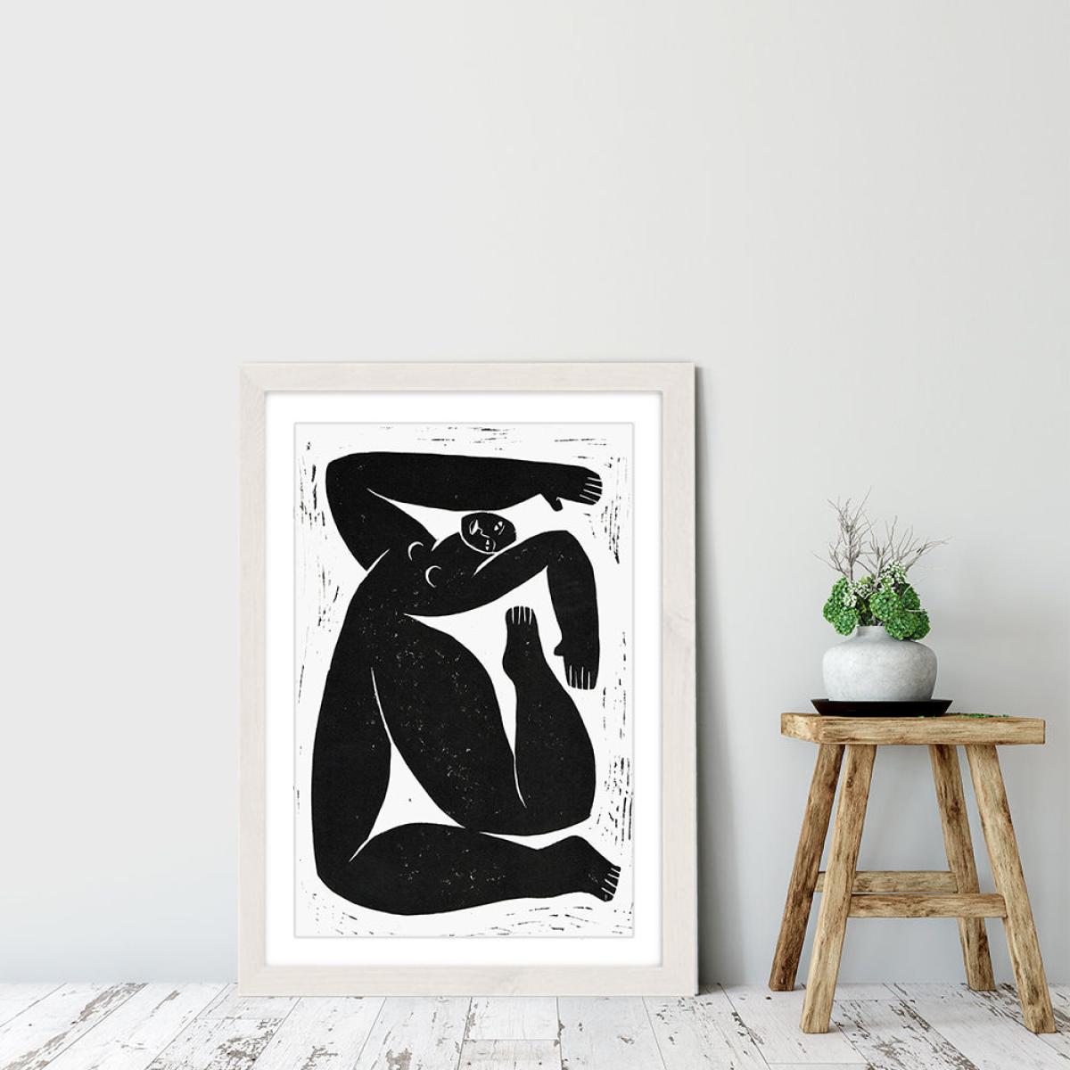 Choregraphic Character I Art Print White Frame – image 5