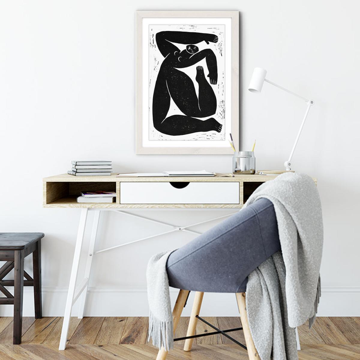 Choregraphic Character I Art Print White Frame – image 6