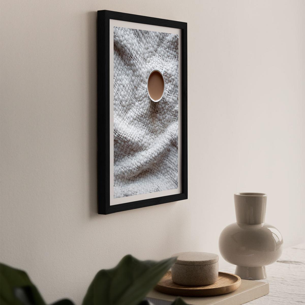 Beige Cozy Caramel Coffee Dreams Art Print Black Frame – image 7