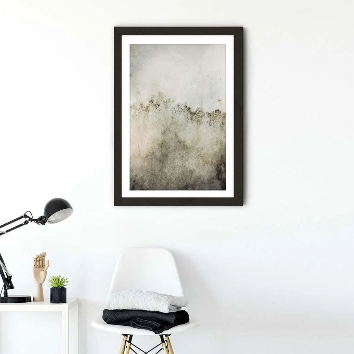 Washed Wall Art Print Black Frame – image 2