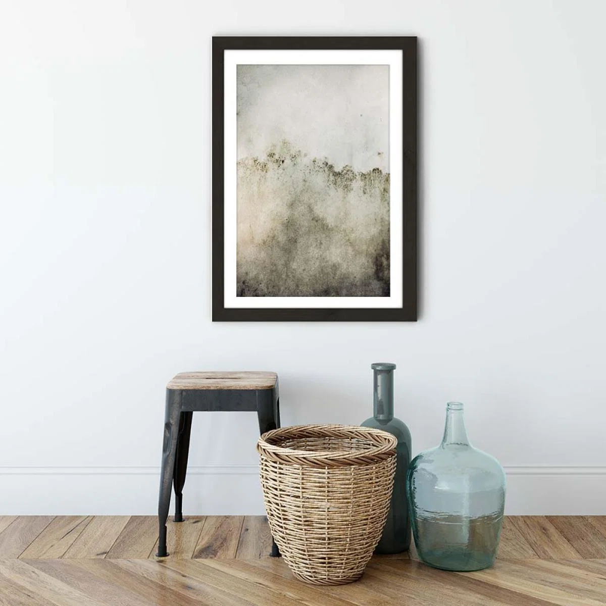 Washed Wall Art Print Black Frame – image 3