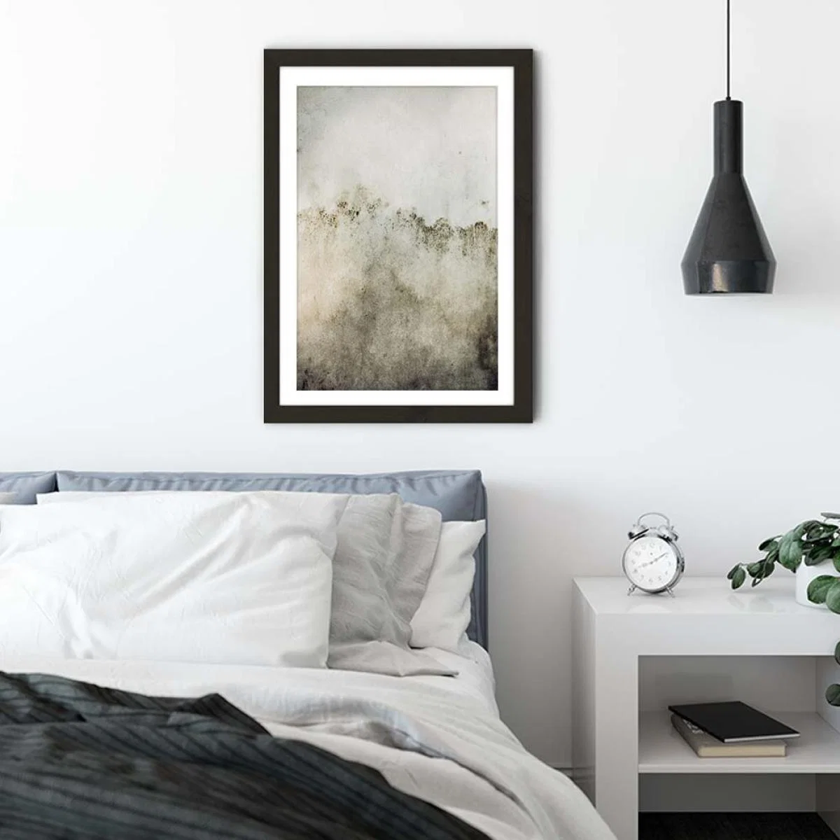 Washed Wall Art Print Black Frame – image 4