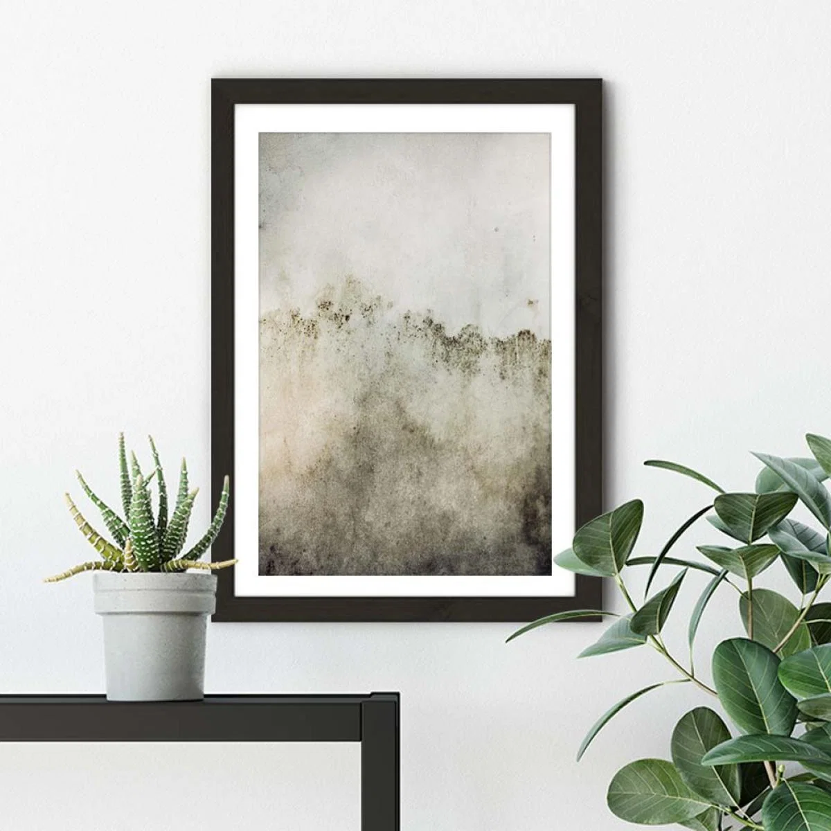 Washed Wall Art Print Black Frame – image 5
