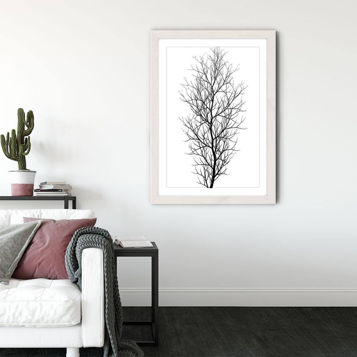The Black Tree Art Print White Frame – image 5