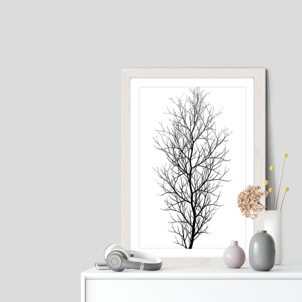 The Black Tree Art Print White Frame – image 6