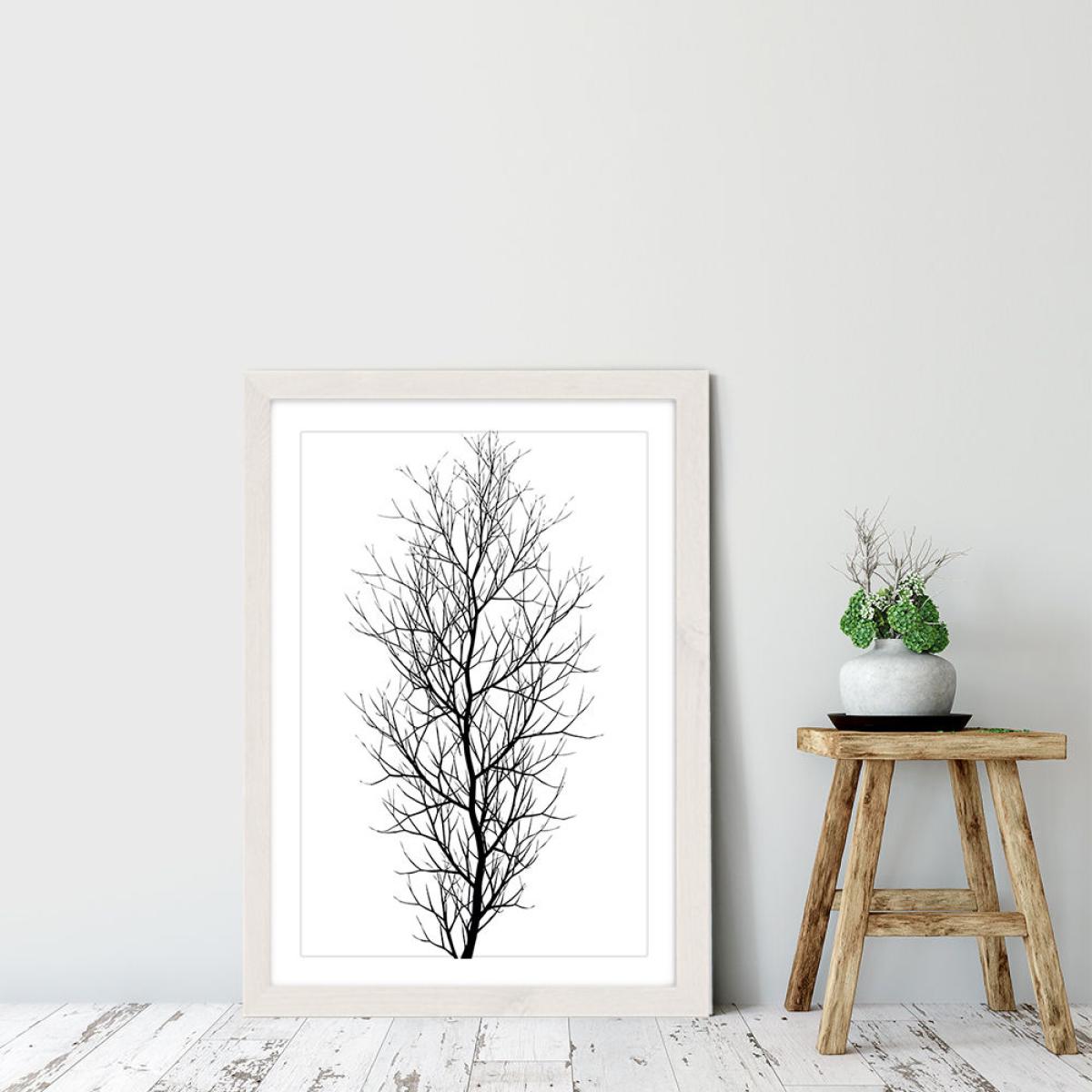 The Black Tree Art Print White Frame – image 7