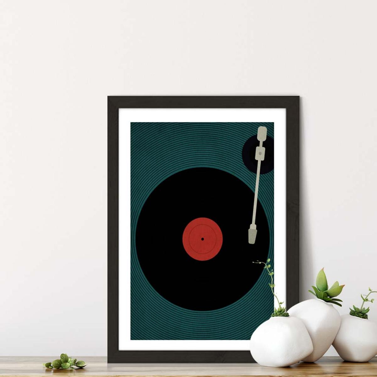 The Record Art Print Black Frame – image 7