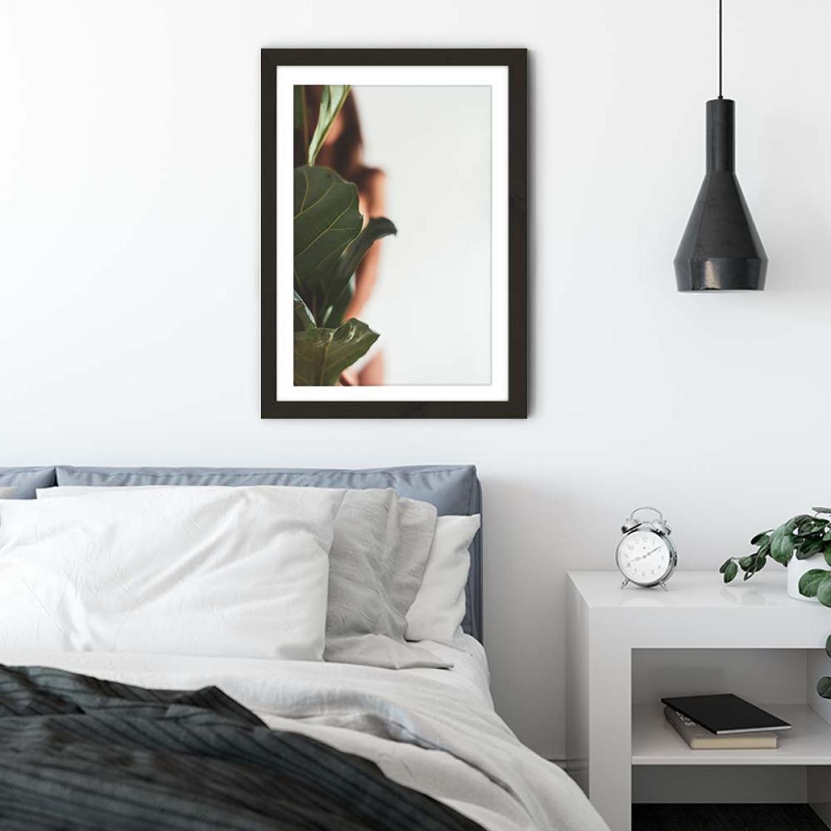Ficus Lyrata 1 Art Print Black Frame – image 4