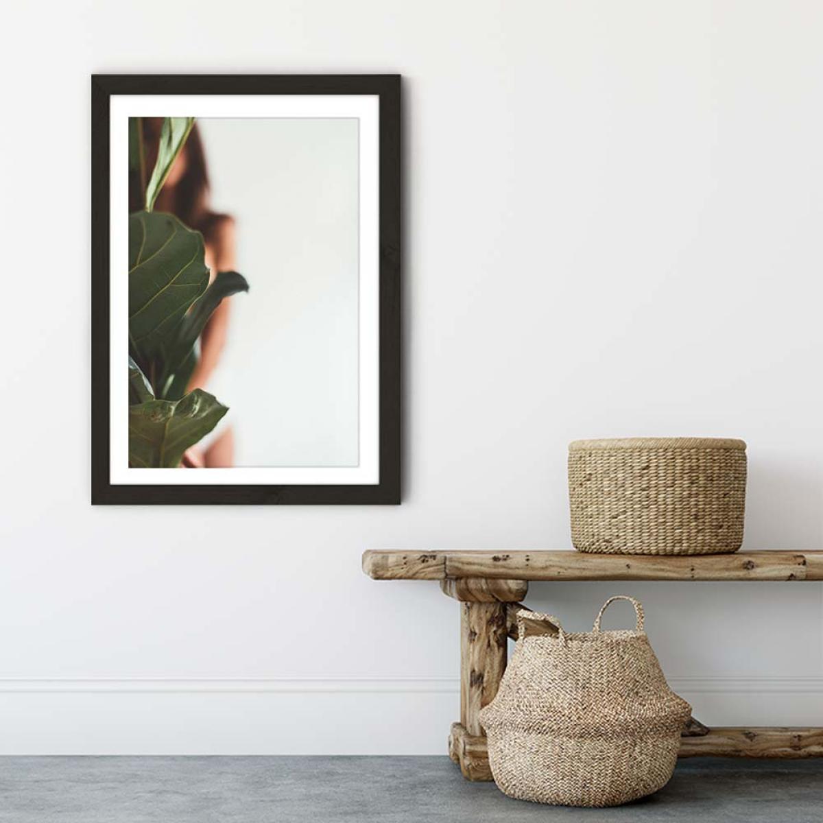 Ficus Lyrata 1 Art Print Black Frame – image 6