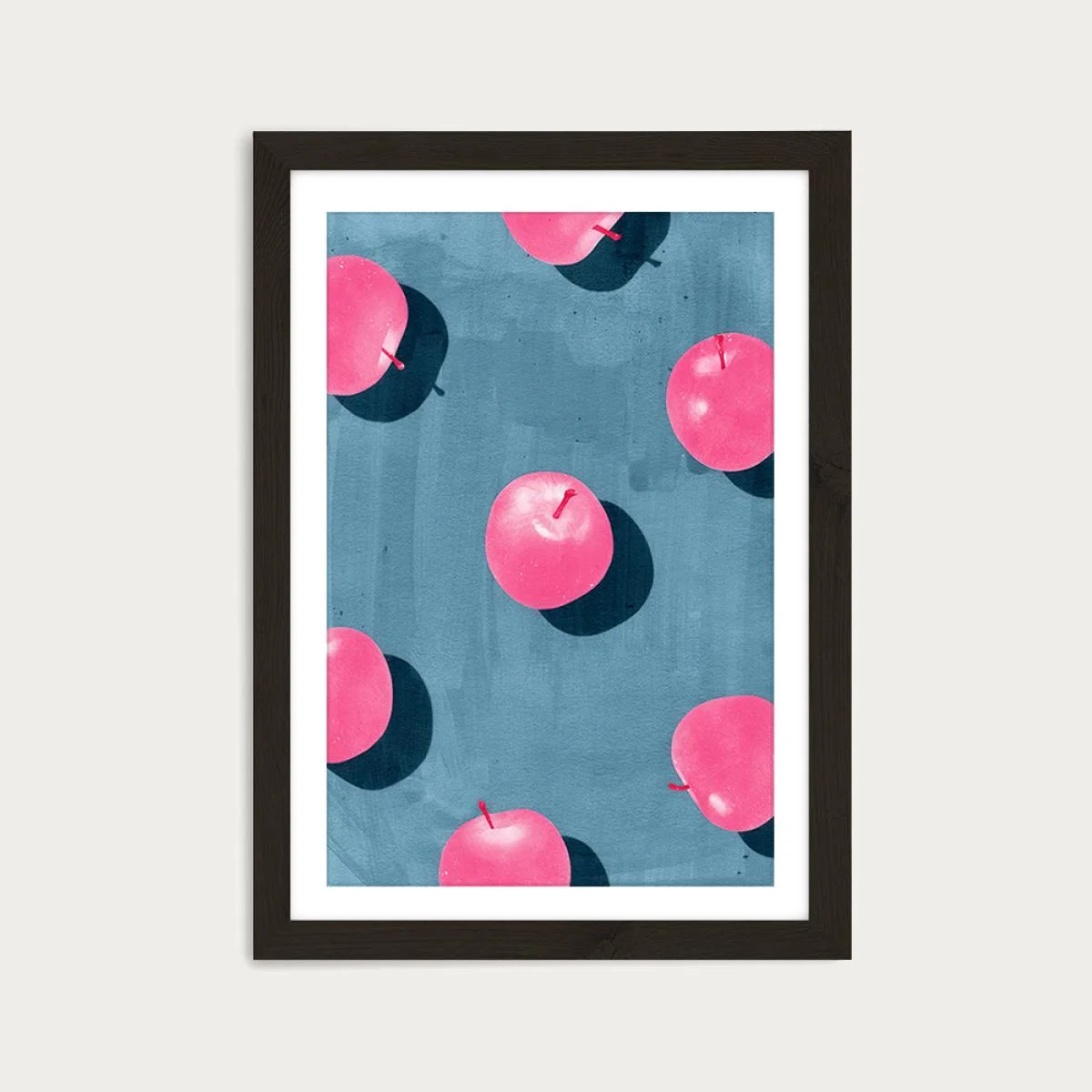 Fruit No. 9 Art Print Black Frame – image 1