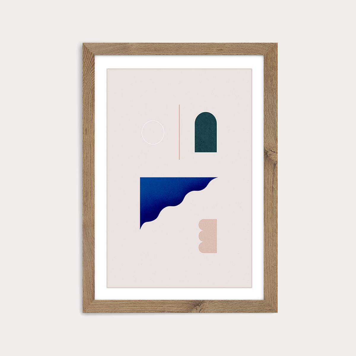 Sure Art Print Oak Frame – image 1