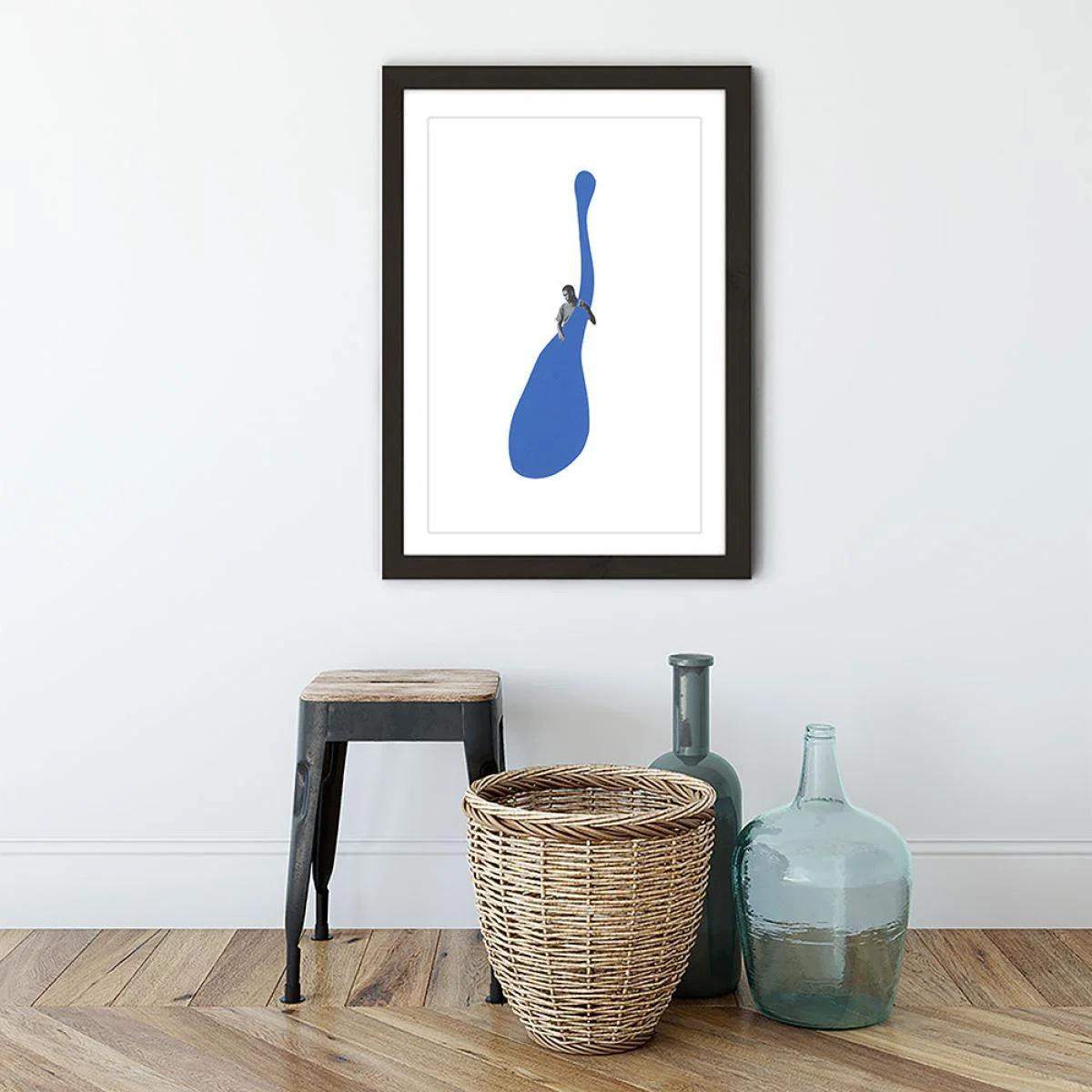 The Blues Art Print Black Frame – image 3