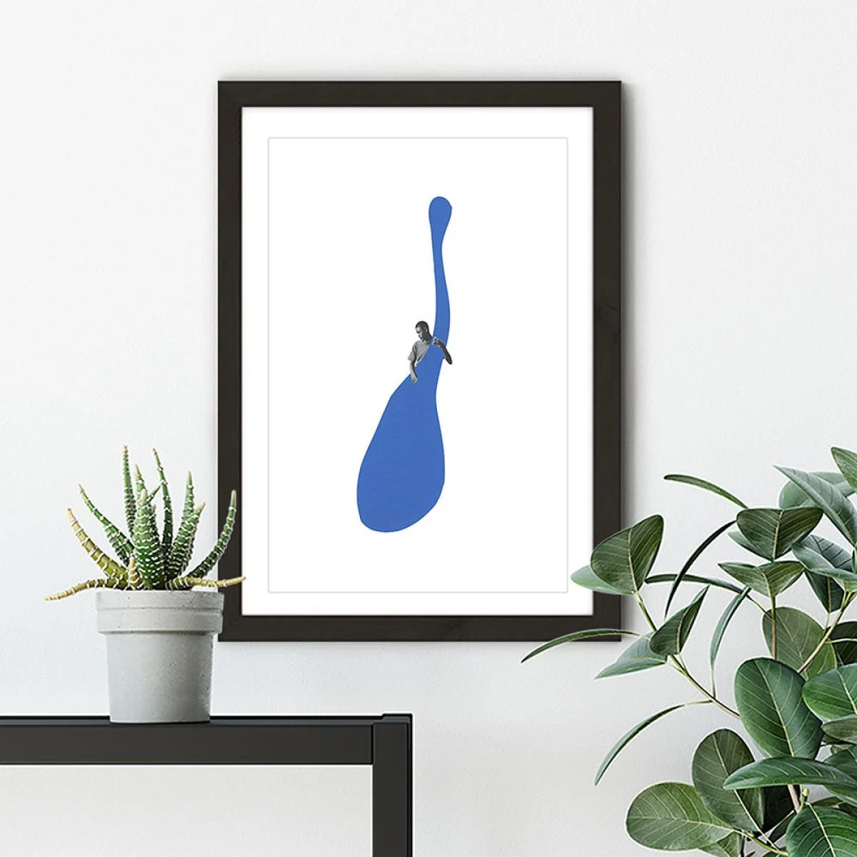 The Blues Art Print Black Frame – image 5