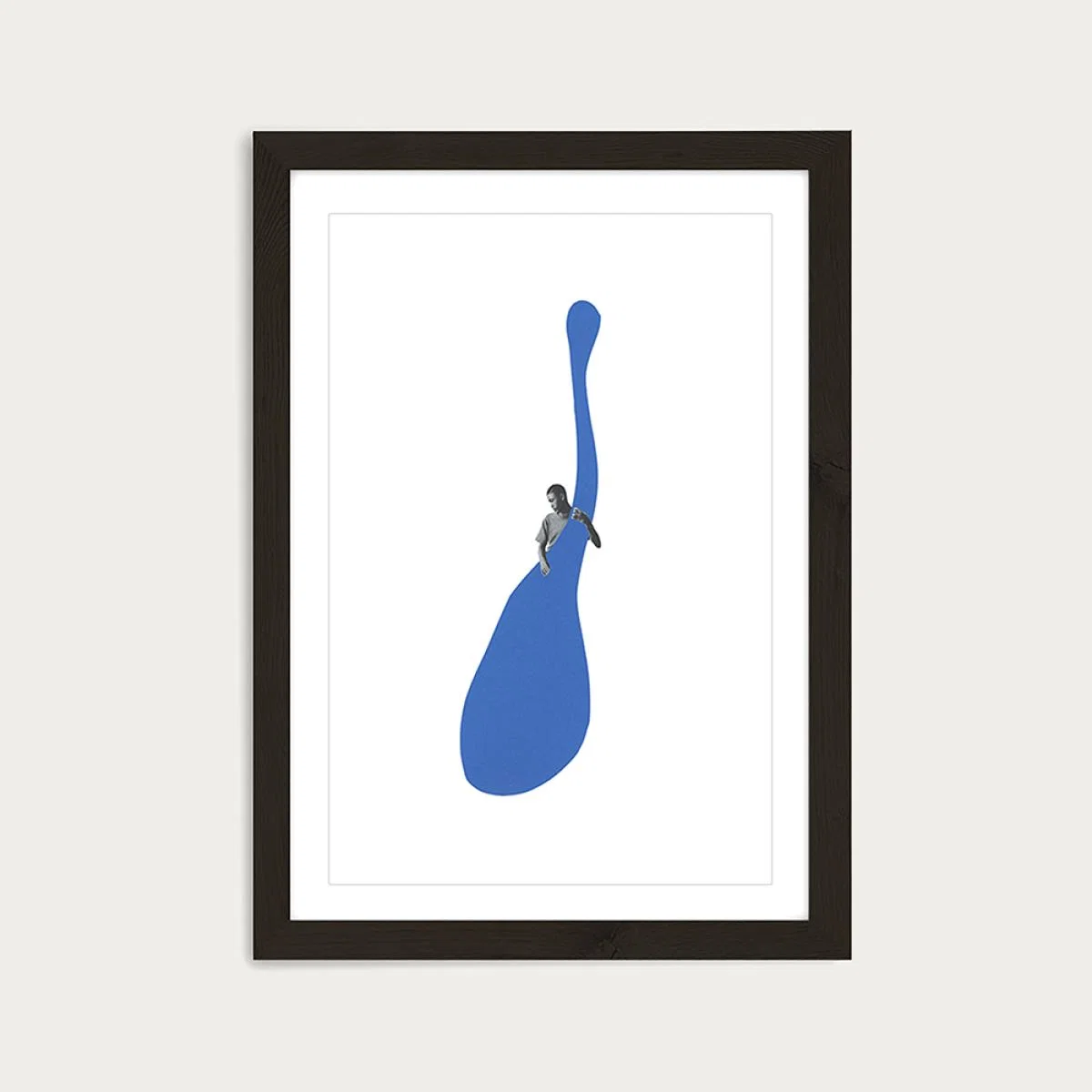 The Blues Art Print Black Frame – image 1