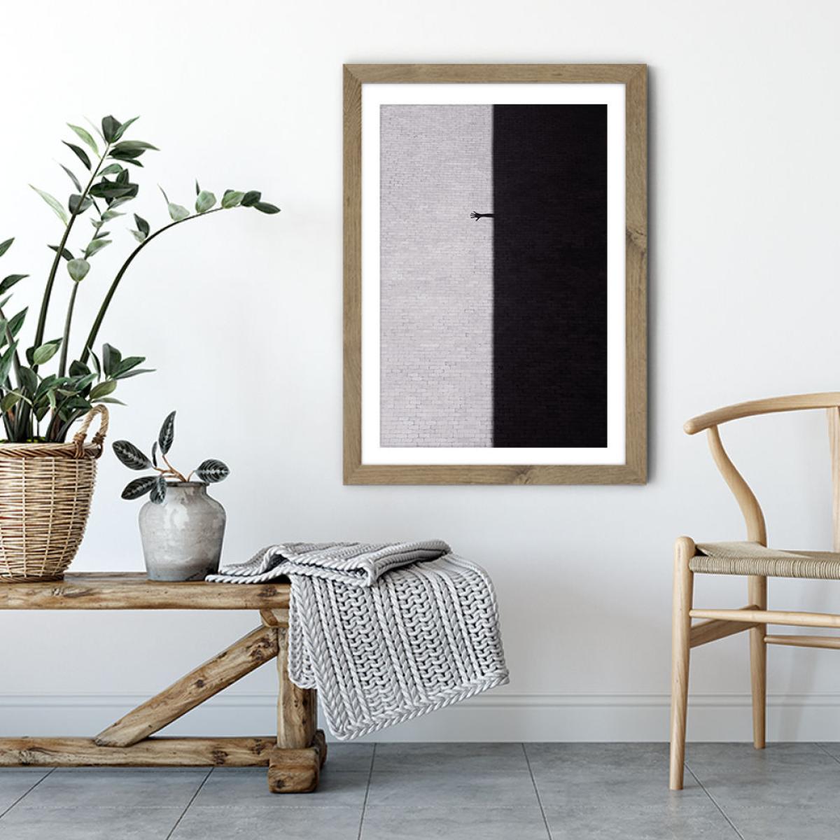 Reach Out Art Print Oak Frame – image 5