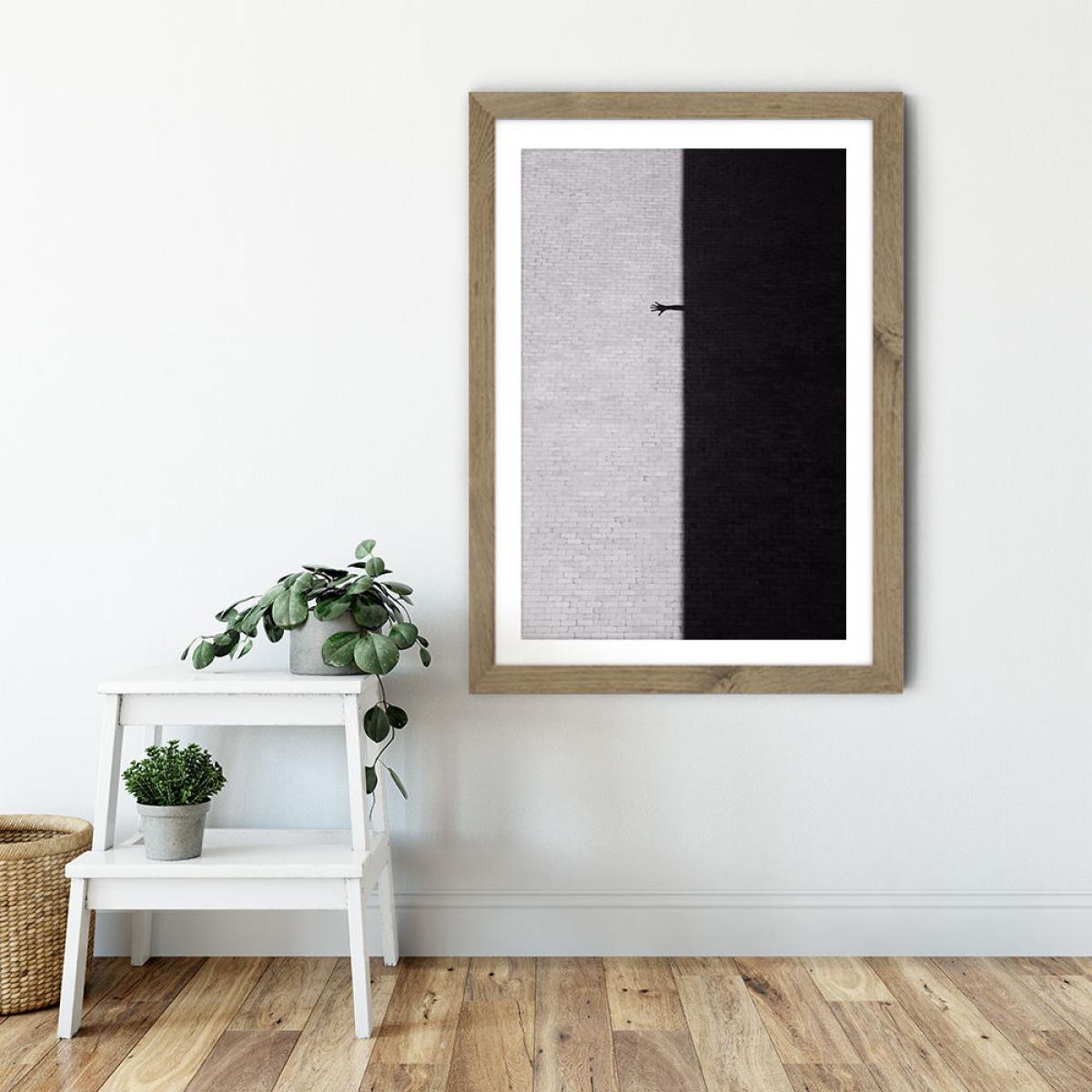 Reach Out Art Print Oak Frame – image 6