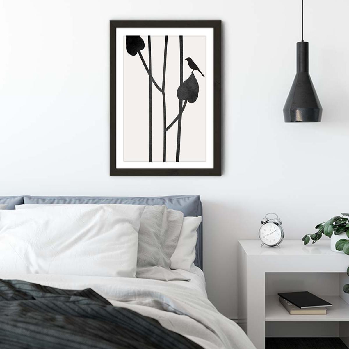 Beauty Of Silence Art Print Black Frame – image 4