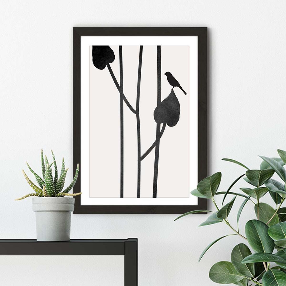 Beauty Of Silence Art Print Black Frame – image 5