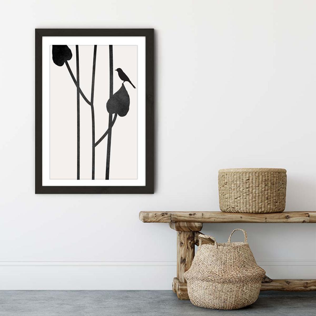 Beauty Of Silence Art Print Black Frame – image 6