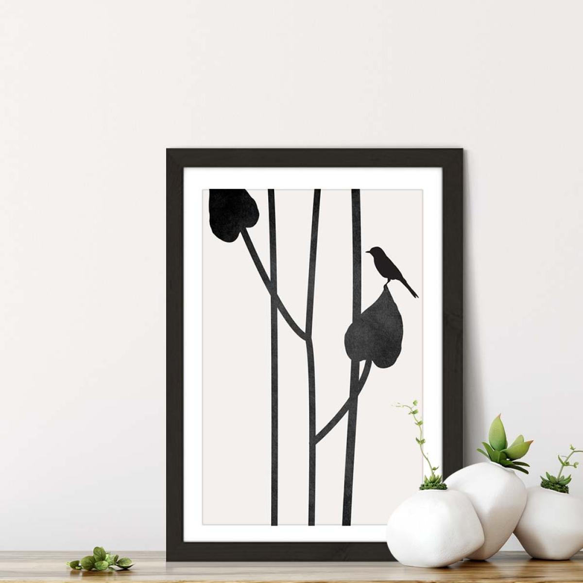 Beauty Of Silence Art Print Black Frame – image 7
