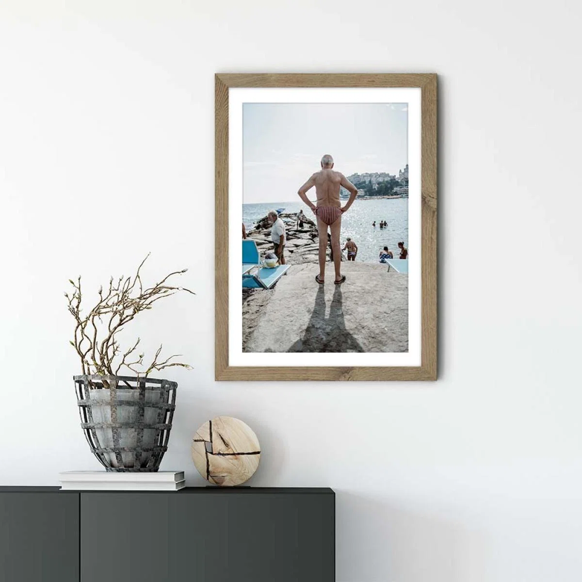 Dolce Vida Art Print Oak Frame – image 2