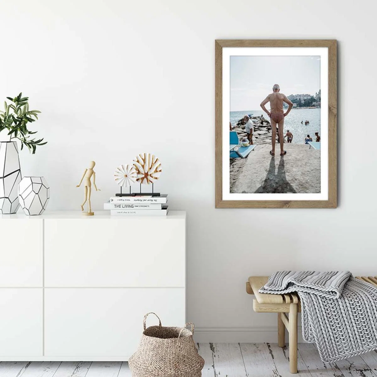 Dolce Vida Art Print Oak Frame – image 3