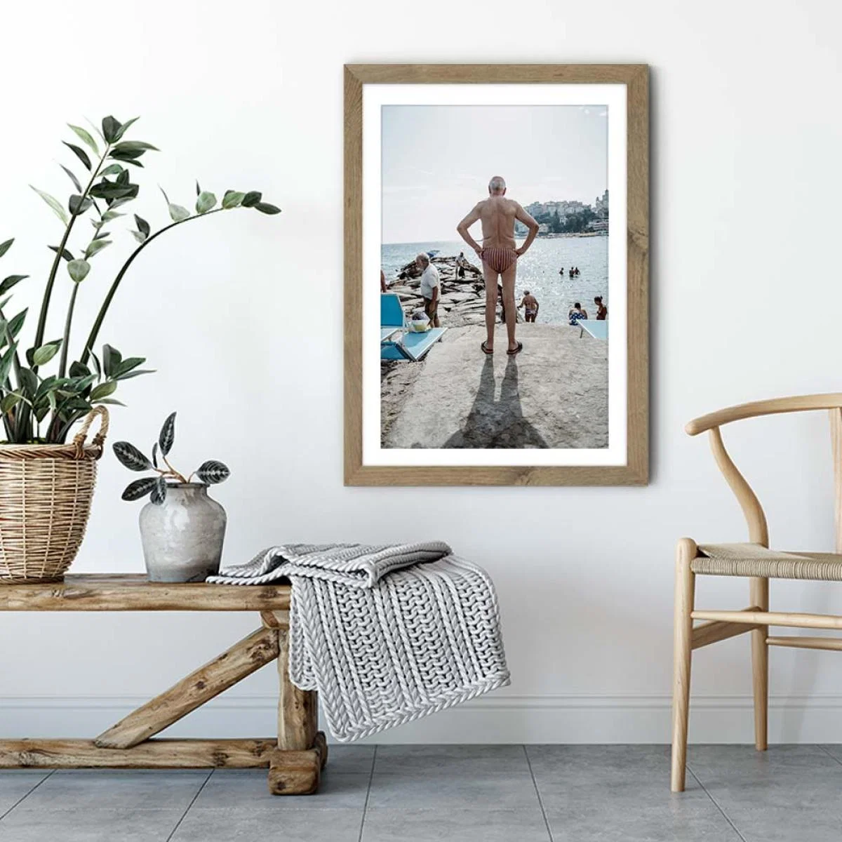 Dolce Vida Art Print Oak Frame – image 4